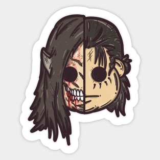 ChunkieCheeks - Attack on Titan Eren T-shirt Sticker